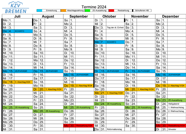 Uebersichtskalender